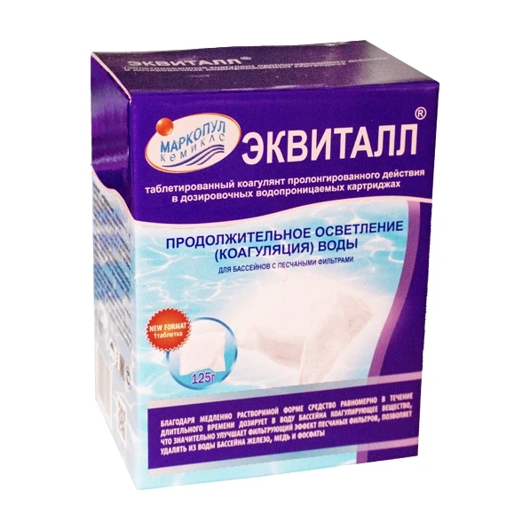 ЭКВИТАЛЛ коагулянт таблетки в картридже 1 кг