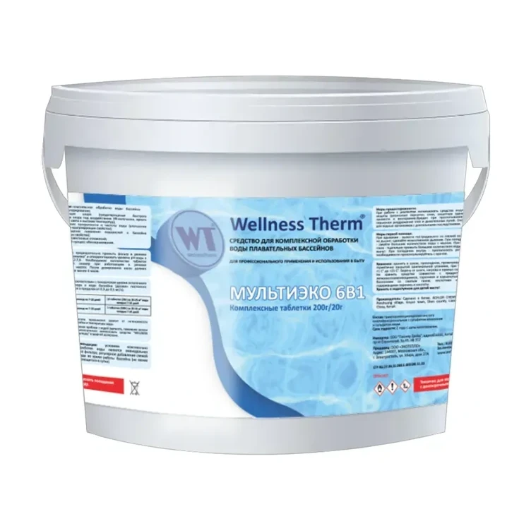 Комплексное средство Мультиэко 6 в 1«Wellness Therm» таблетки 20г, 5кг